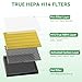 AP303 AP304 Replacement Fil-ters - Compatible with Day*ette AP303/304 Air Purifier, H14 HEPA Fil-ter with 3 Stage Filtration, 2 Pack