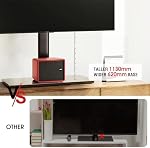 AOKCOS Universal Swivel TV Stand for 43-85 inch TVs | 8-Level Height Adjustable Table Top Stand with Tilt | Heavy Duty Stand with Tempered Glass Base | Holds up to 132lbs | Max VESA 400x600mm