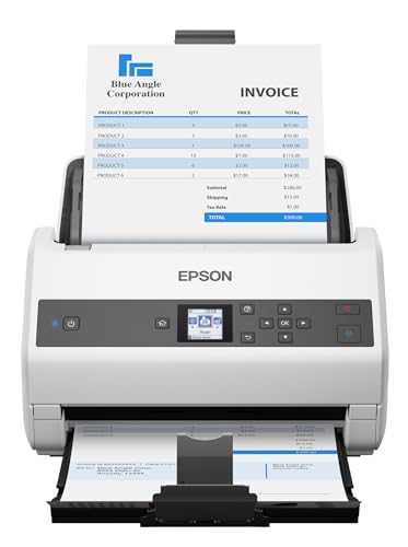 Epson Workforce DS-970 Sheetfed Scanner - 600 dpi Optical,White