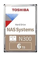 Toshiba N300 6 TB NAS 3.5’’ SATA Interne Festplatte. 24/7-Betrieb, optimal für NAS mit 1–8 Einschüben, 256 MB Datenpuffer, 180 TB/Jahr Workload-Rate, 3 Jahre Garantie, HDWG460UZSVA, Silber