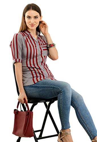 Image of Cwtch Women's Stripe Short Shirt