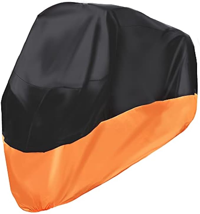 Motorcycle Cover Waterproof for Harley Davidson Street Glide Touring XXXL Orange