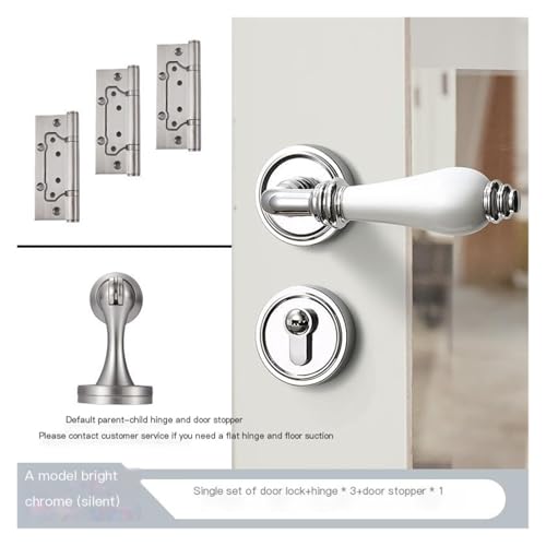 Serrure de porte de chambre à coucher Phoenix céramique