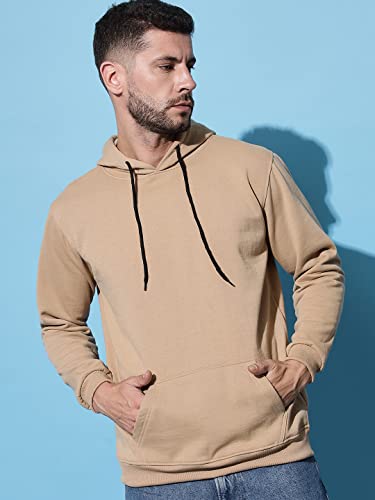 Image of Men's Cotton Blend Hooded Sweatshirt