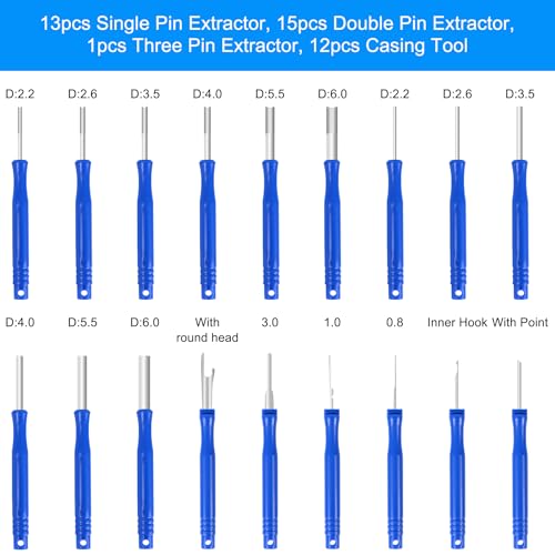 Image of Kikerike Terminal Removal Tool Kit (41Pcs-Blue)