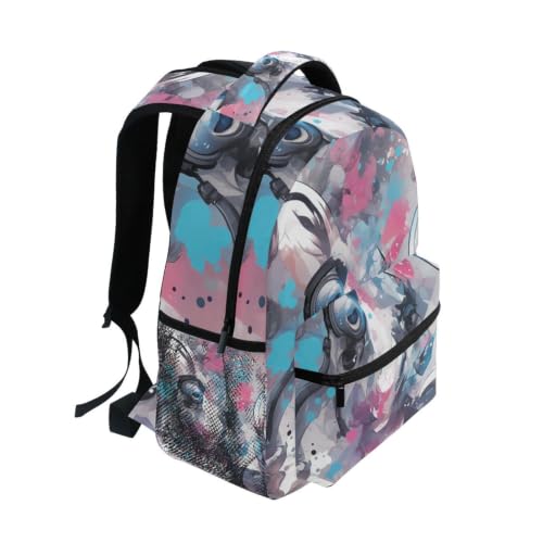 Sac à dos scolaire lapin anti mal de dos pour élèves stylés