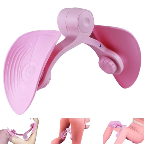 Entrenador de Cadera, Ejercitador de Piernas Multifunción, Entrenador de Músculos del Piso Pélvico Rosa, para Pérdida de Peso, Ejercicio, Tonificación y Recuperación Postparto