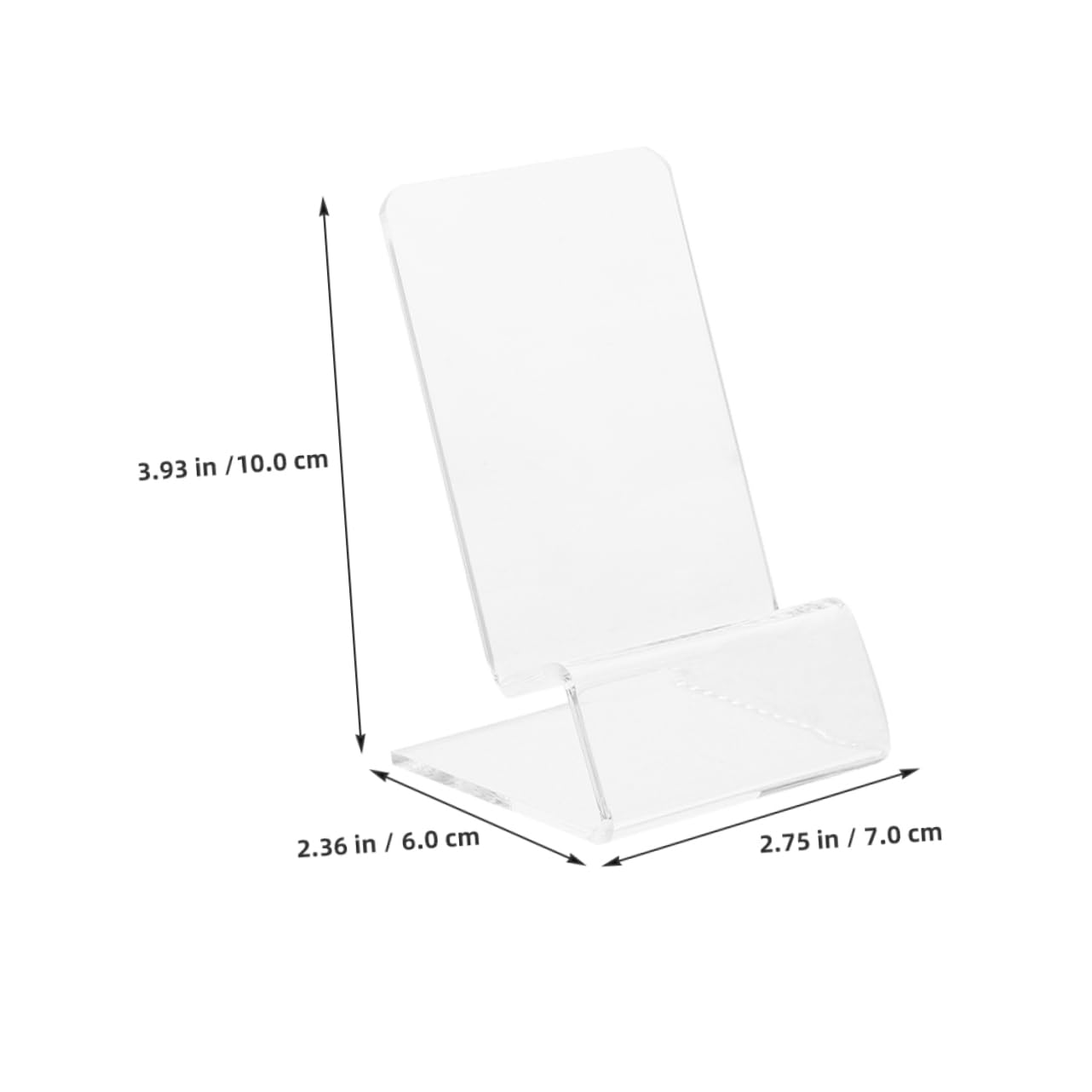 DOITOOL Supporto per Telefono da Scrivania in Acrilico Trasparente 15pezzi per Smartphone e Tablet Design Sottile per Ufficio e Visione Continua
