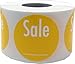 InStockLabels Write Your Own Price Sale Labels 1 1/2 Inch 500 Adhesive Stickers, Yellow