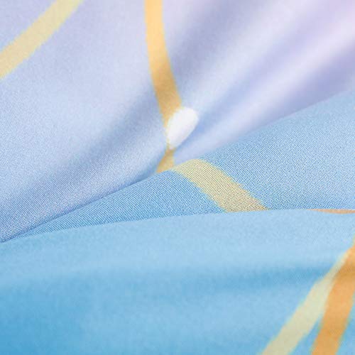 Roscloud-Kids-Mermaid-Scale-TwinFull-Comforter-Sets-Rainbow-Girls-Bedding-Sets-Clolorful-Scale-Golden-Border-Diamonds-Pearl-Stars-Quilt-Set-Bedspread-7286-Inch-Comforter1-Pillowcase2 41YbUf5zQpL