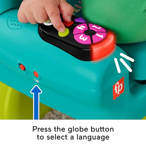 Fisher-Price Laugh & Learn Smart Stages Chair, Version: English + French + German, toy for babies and kids 6-36 months old, HYR97