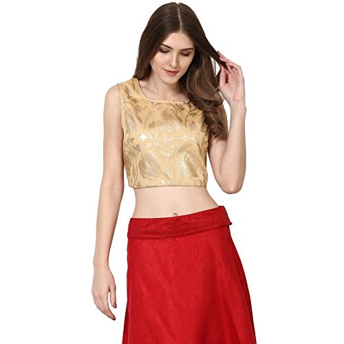 beige colour crop top