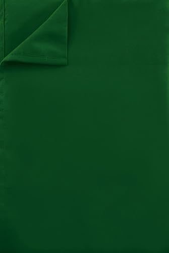 Miniatura 3 de Toodou Las sábanas encimeras tamaño individual de color verde cazador de alta calidad, de calidad hotelera, resistentes a las arrugas, tienen un