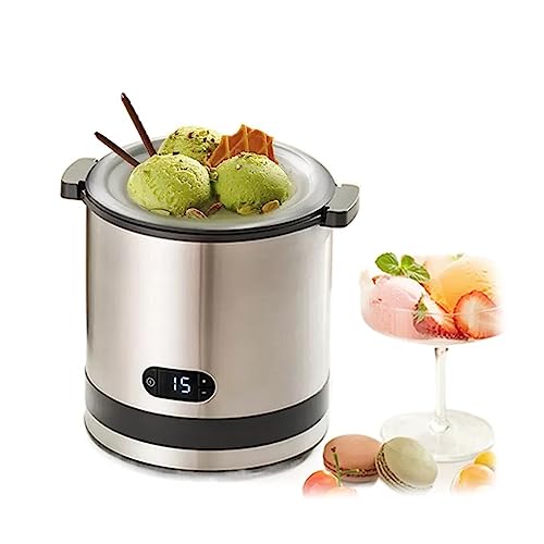 WAOCEO Sorbetière Sorbetiere Machine à crème glacée Domestique Petite Maison Mini Machine à crème glacée aux Fruits entièrement Automatique Machine à cône de Yaourt Gelato Maker