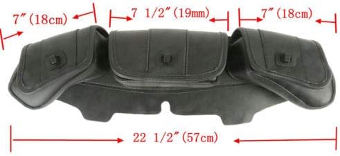 Miniatura 2 de Bolsa de parabrisas Tri Pouch 3 bolsillos carenado para Touring Electra Street Glide 96-13 FLHT FLHTC FLHX FLHTK 1996-2013 12