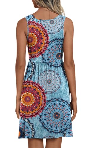 Image of CATHY 2026 Womens Casual Dress Summer Sleeveless Dresses V Neck Wrap Sexy Sundress with Pockets S-2XL