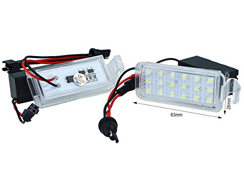 CARALL LE5921 Kit Luci Targa Led Bianco Resistenza...