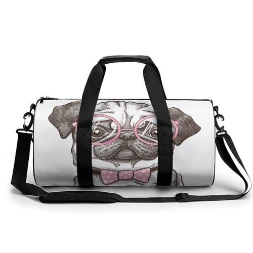 Sac de sport gym rose Carlin sac week-end de voyage 45cm