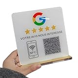 Signo de código QR social Revisión de Google Signo de código Obtenga más críticas positivas Toque NFC para negocio Tiendas minoristas Placa de redes sociales Púa Pestañas Decoración de tienda de uñas