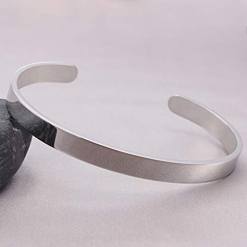 Btysun Bracelets for Women Mothers Day Bracelet Gifts from Daughter Inspirational Gifts for Women Graduation Gifts for Her Motivational Birthday Cuff Bangle Friendship Personalized Mantra Jewelry…