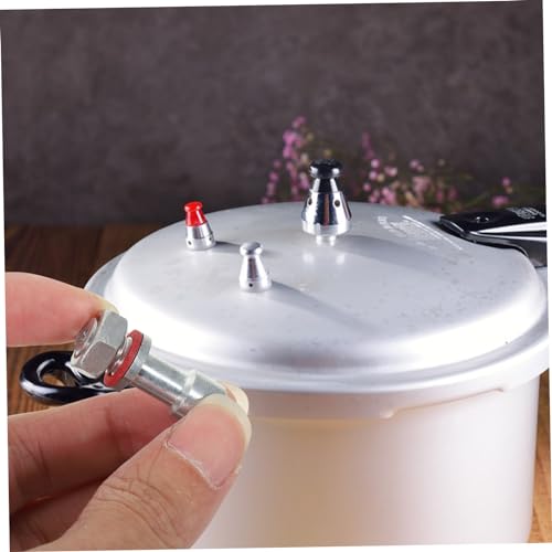 Healifty 10 piezas válvula de escape para olla a presión Accesorio de reemplazo de aluminio miniatura 4