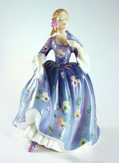 ロイヤルドルトン フィギュリン 貴婦人 女性 クリスマスの暁 1992