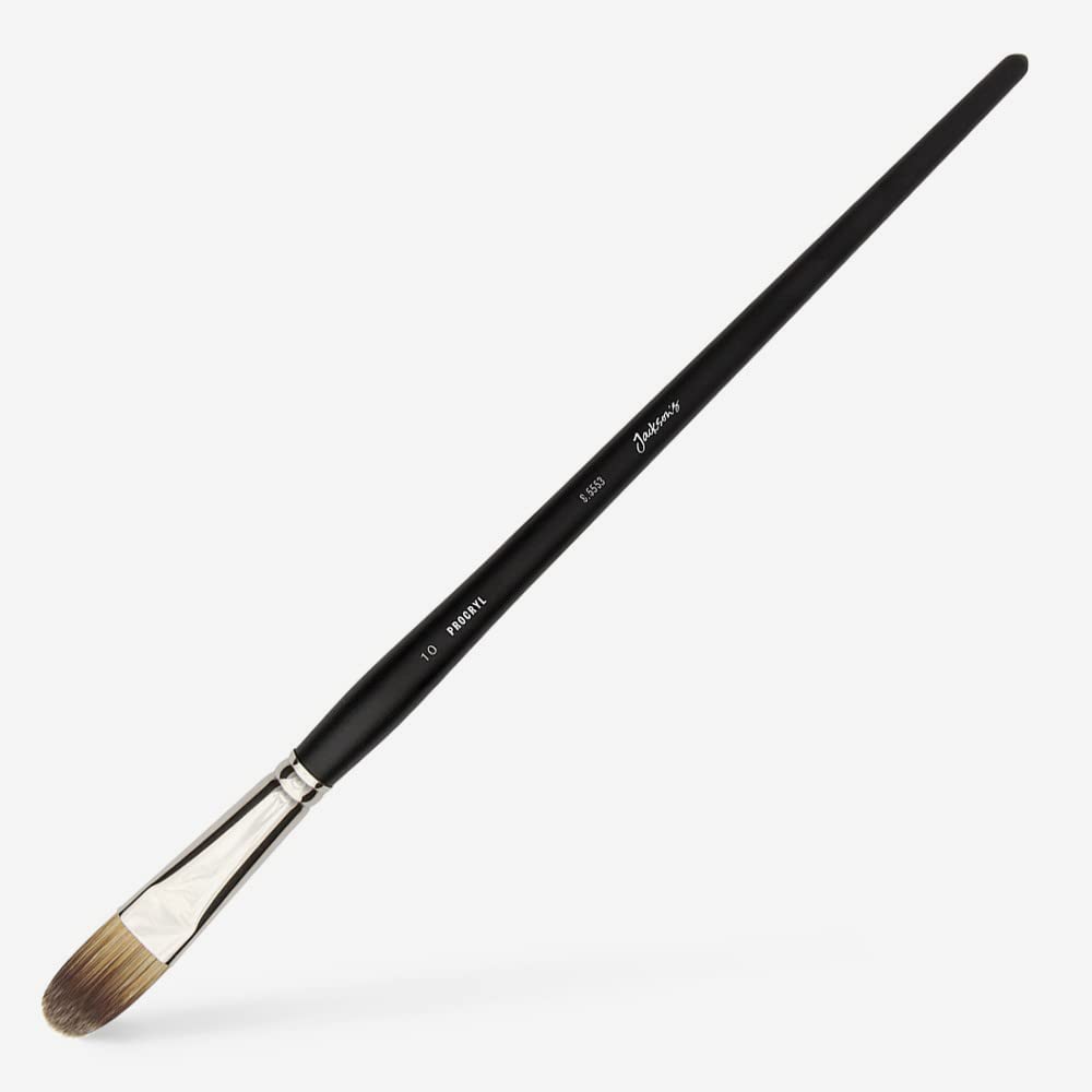 Princeton 9800FB-8 SNAP Brush White TAKLON LH Filbert 8, Size 8