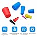 Aottykro 40-Pack Silicone Rubber Tapered Plugs,8 Sizes (1/16