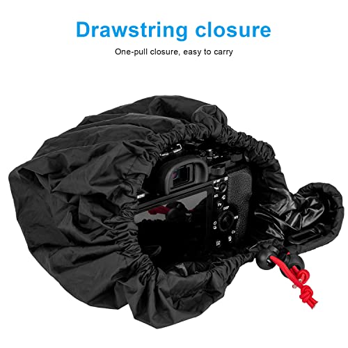 Fomito Camera Rain Cover Coat Storage Bag Protector Rainproof Waterproof For Canon Nikon Sony #TOP4