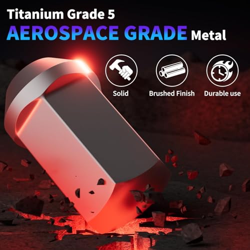 Image of Titanium M14x1.5 Lug Nuts, 24pc | Grade 5 Ti-6Al-4V, Aerospace Alloy