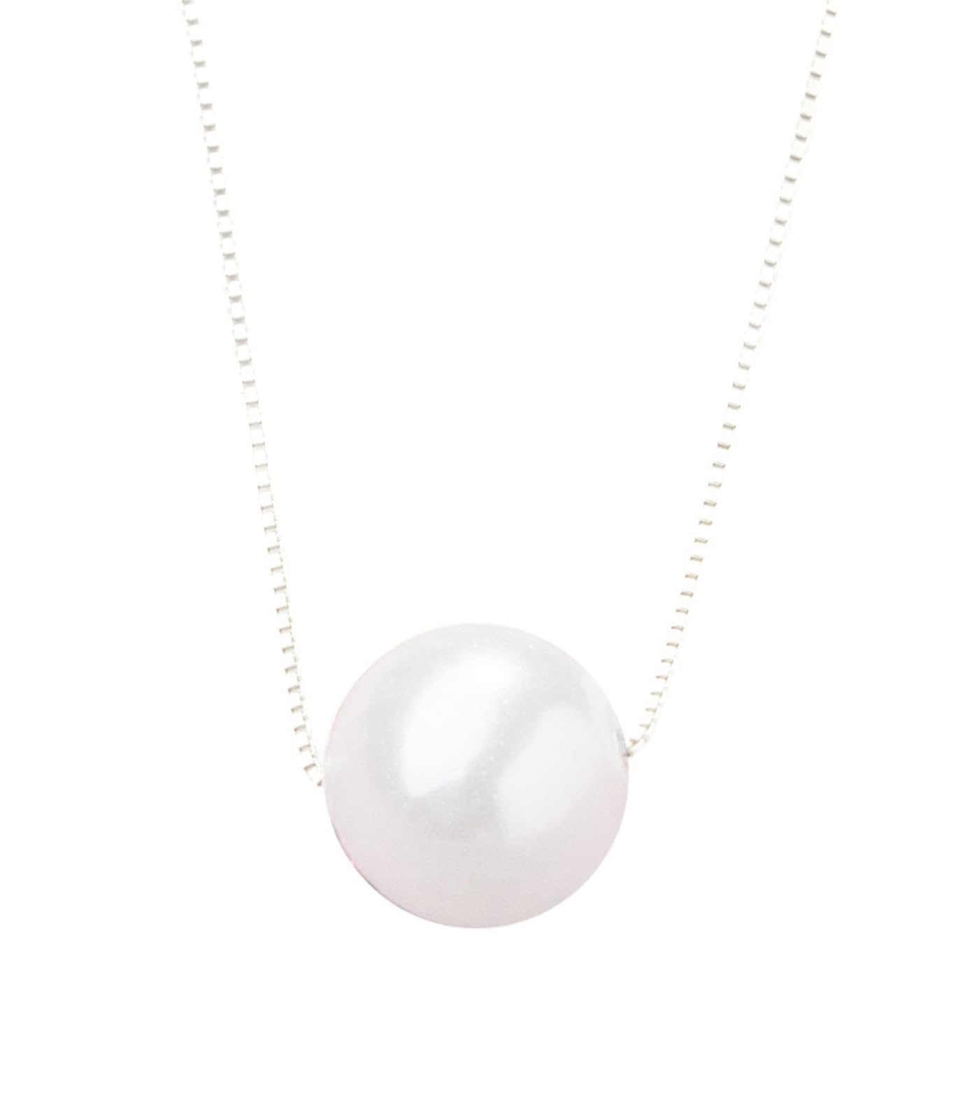 gargi by p.n. gadgil and sons | 925 Sterling Silver | Single Pearl Pendant with Box Chain | Gift for Girlfriend, Women & Girls | With Certificate of Authenticity & Hallmark-picture-10