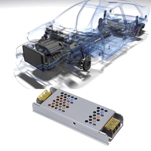 Annadue Módulo de Filtro EMI de 4 Etapas - Filtro de Interferencia Electromagnética de Aleación de Aluminio para Amplificadores, Placa de Supresión de Ruido de (Máquina terminada 6A)