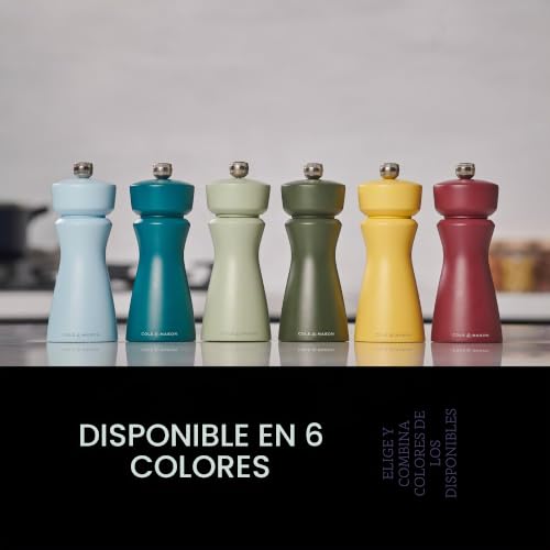 Miniatura 7 de Cole Mason Kenton Molinillo De Sal Y Pimienta, Pimienta De Sichuan, Molienda Ajustable, Mecanismo De Cerámica Duradero, Incluye 1 Molino, 15 Cm