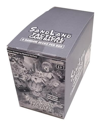 Sand Land 2024 English Tactical Card Battle Game TCG SL01 Booster Decks Sealed 1st Edition Box - 6 Decks