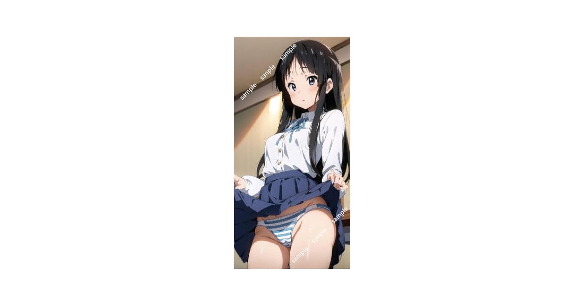 Amazon.co.jp: けいおん！ 秋山澪 大判バスタオル パンチラ 萌