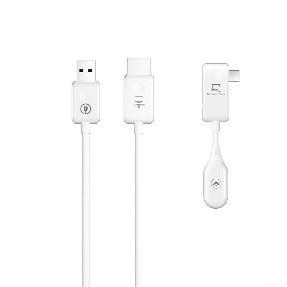 Yuanpgky 1080P Wireless Display Dongle Tipo-C a 1080P Wireless Display