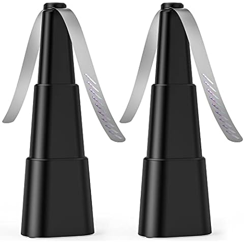 Allnice Fly Food Fans for Tables 2Pcs Picnic Food Fan with Hook Portable Food Fan for Indoor Outdoor for Restaurant, Party, Home, Batteries Not Included Cover