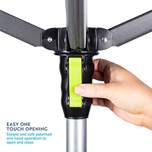 Minky Heavy Duty Easy Breeze 50m 4 Arm Rotary Airer Washing Line with Stay Taut Lines, Cover and Metal Soil Spike - Image 6