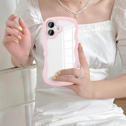Image of Back Cover Compatible with iPhone 17 Case (6.3) Soft Touch Slim Liquid Silicone Full Protection Shock Proof Back Cover for iPhone 17 (WC Pink)