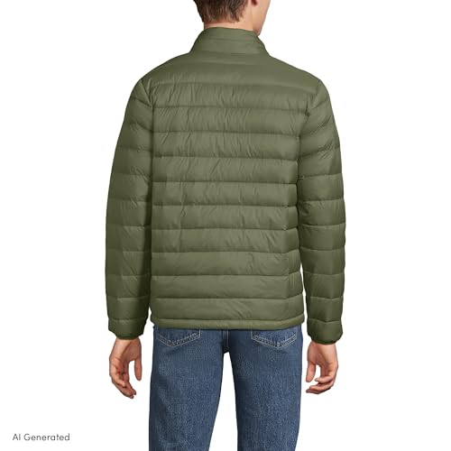 Image of Lands' End Men's Wanderweight Ultralight Packable Down Jacket
