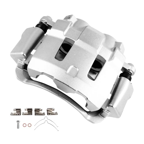 Image of cciyu Front Left Brake Caliper Assembly w /Bracket 18B4689 2000 For Ford For Excursion,1999 2000 For Ford For F-250 Super Duty,1999 2000 For Ford For F-350 Super Duty