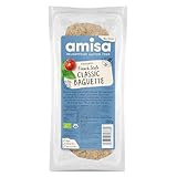Amisa Organic Gluten-Free French Style Classic Baguette,180g - High in Fibre & Vegan-Friendly