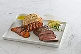 Lobster Gram - Two 6–7 oz. Maine Lobster Tails and Two 8 oz. Kobe Flat Iron Steaks – American Kobe Beef – Sustainably Caught Lobster – From the No. 1 Seafood Delivery Company, 1.75 Pound (Pack of 1) -  AmazonUs/CLNMN