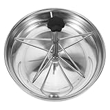 ibasenice Schwerer Edelstahl Futtertrog für Schweine mit Großer Kapazität Fester Stabiler...