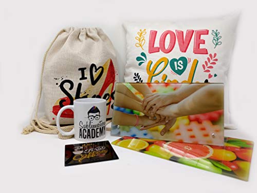 Ink Experts Dye Sublimation A4 Printer Bundle - Windows Compatible with Epson ET1810 inc. Printer and Inktec Sublinova Inks - 4