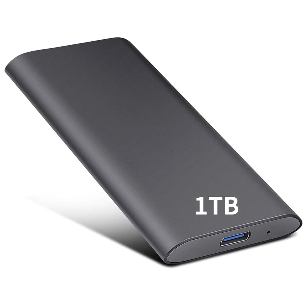 Photo 1 of External Hard Drive1TB,Ultra Slim External HDD Store Portable External Hard Drive Compatible with PC, MAC,Laptop