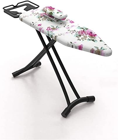 Adjustable Folding Ironing Board, Metal Ironing Table for Home, Living Room & Bedroom, Space-Saving Design (Color A, Size 110 * 31 * 86cm)