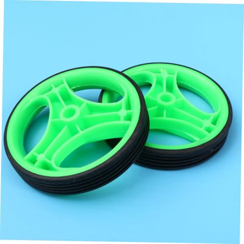 BESPORTBLE Ruedas de Entrenamiento para Bicicleta con Soporte Silencioso, Ruedas Auxiliares de Balance de 12-20 Pulgadas en Verde, Accesorios para Bicicleta para Niños y Aprender a Montar miniatura 3