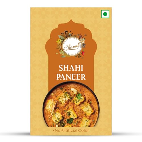 Chounk Shahi Paneer Masala – 400g (Pack of 100g X 4) | for Delicious & Flavourful Cooking | Easy to Cook | Ready Masala | Blended Spice Mix | No Artificial Flavour Added | No Preservatives
