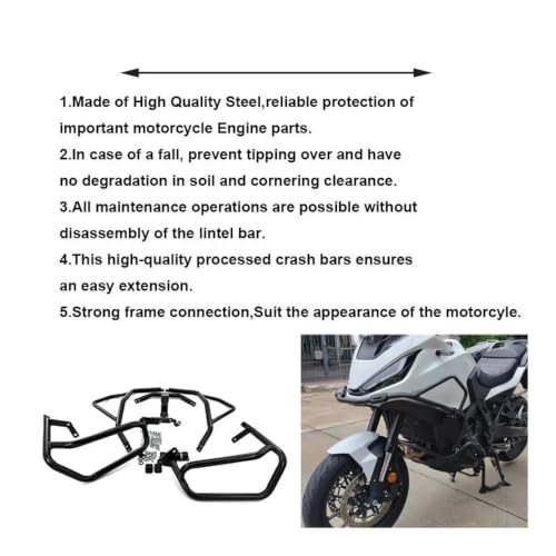Cadre barre protection moteur NT1100 finition premium